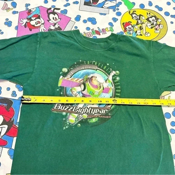 Vintage Kids Disney Buzz Lightyear Long Sleeve T-Shirt Size YL - Picture 5 of 5